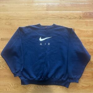 VINTAGE 1990’s  NIKE AIR  LOGO CREWNECK MEN’S SWEATSHIRT SIZE XXL